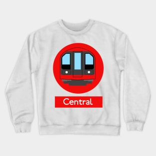 London Underground Subway Central Crewneck Sweatshirt